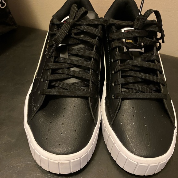 Girls Blk/white/pink puma sneaker - Picture 13 of 15